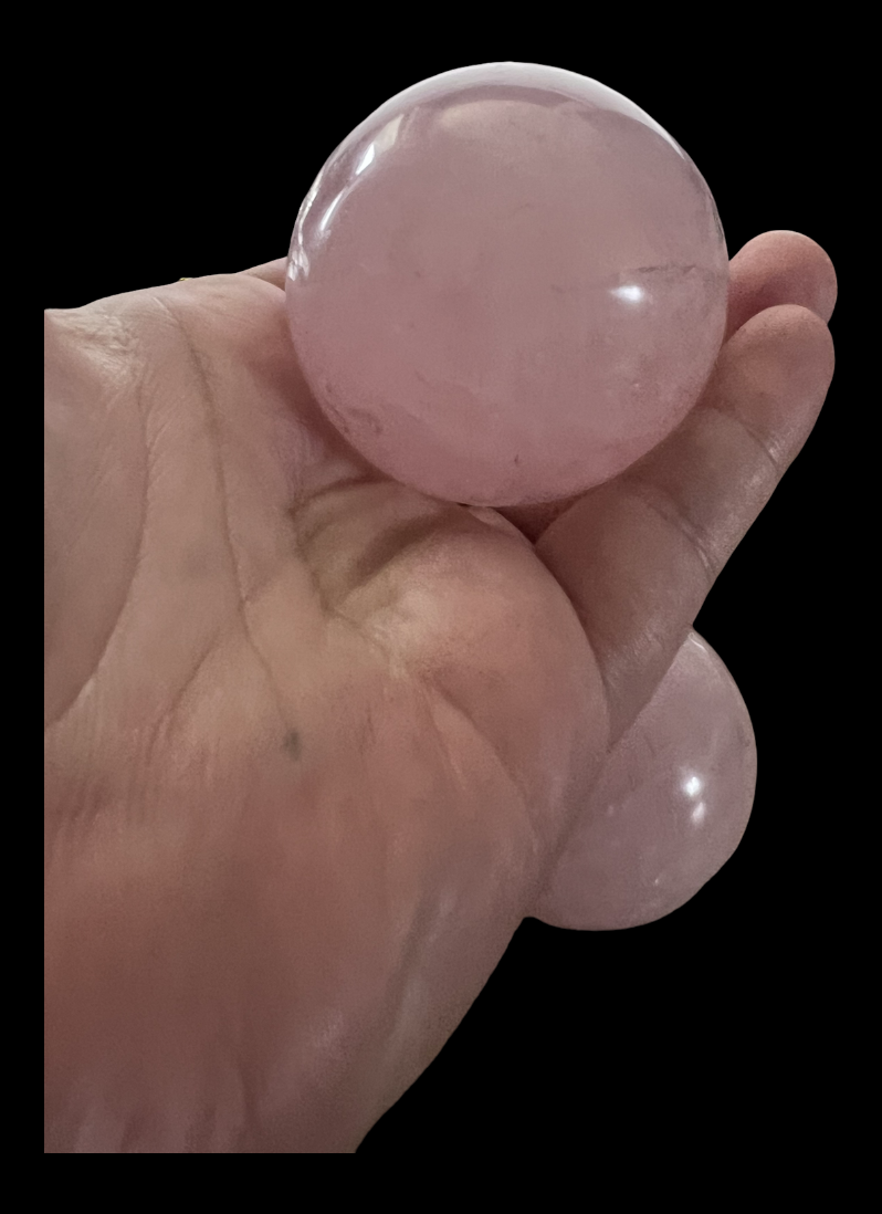 Rose Quartz Sphere( 1pc)