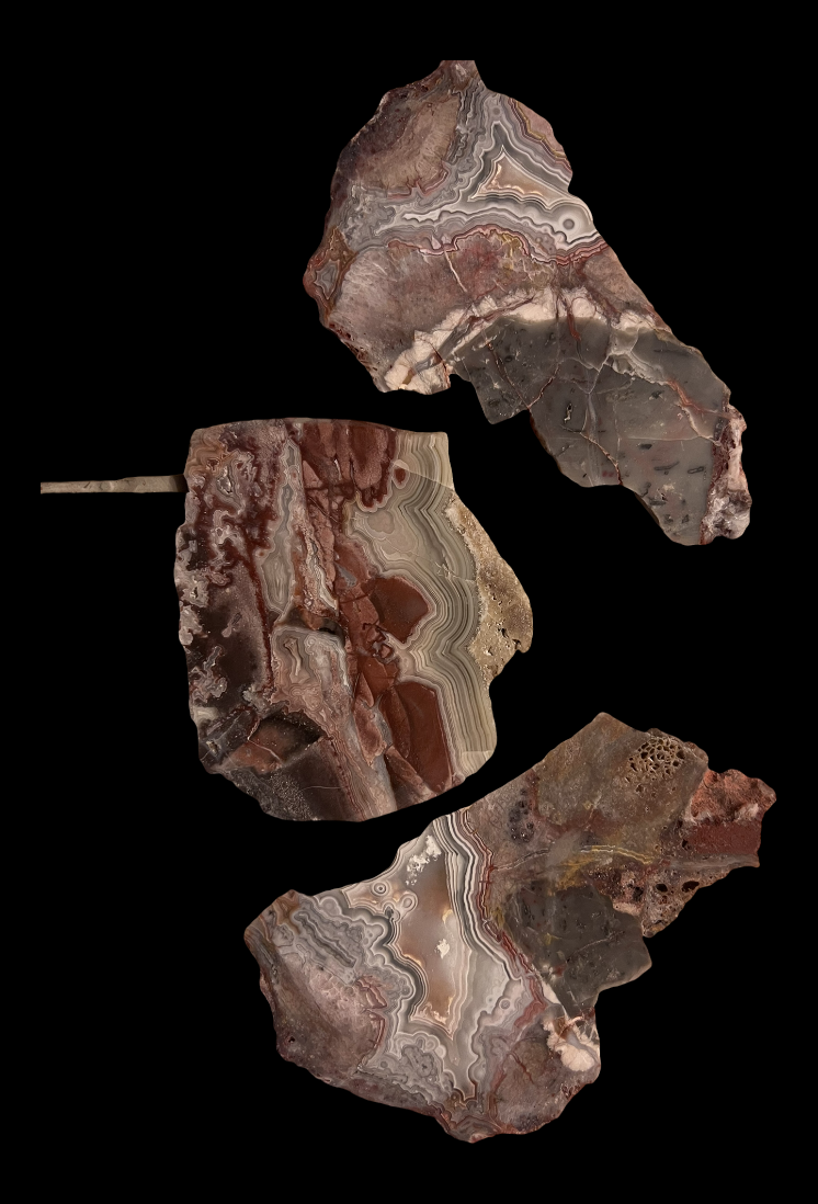 Crazy lace slabs natural crystal (1pc)
