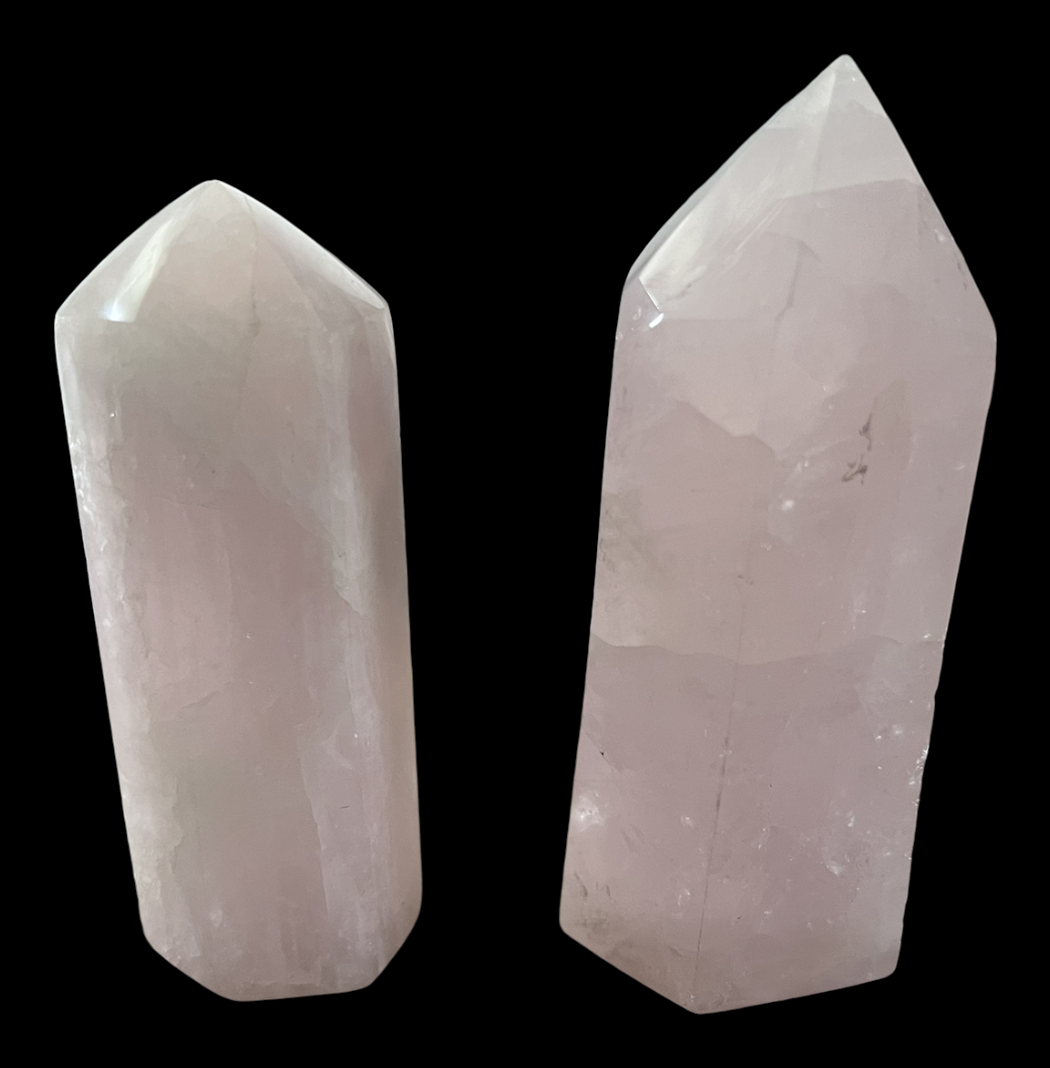 Rose quartz towers(1pc)