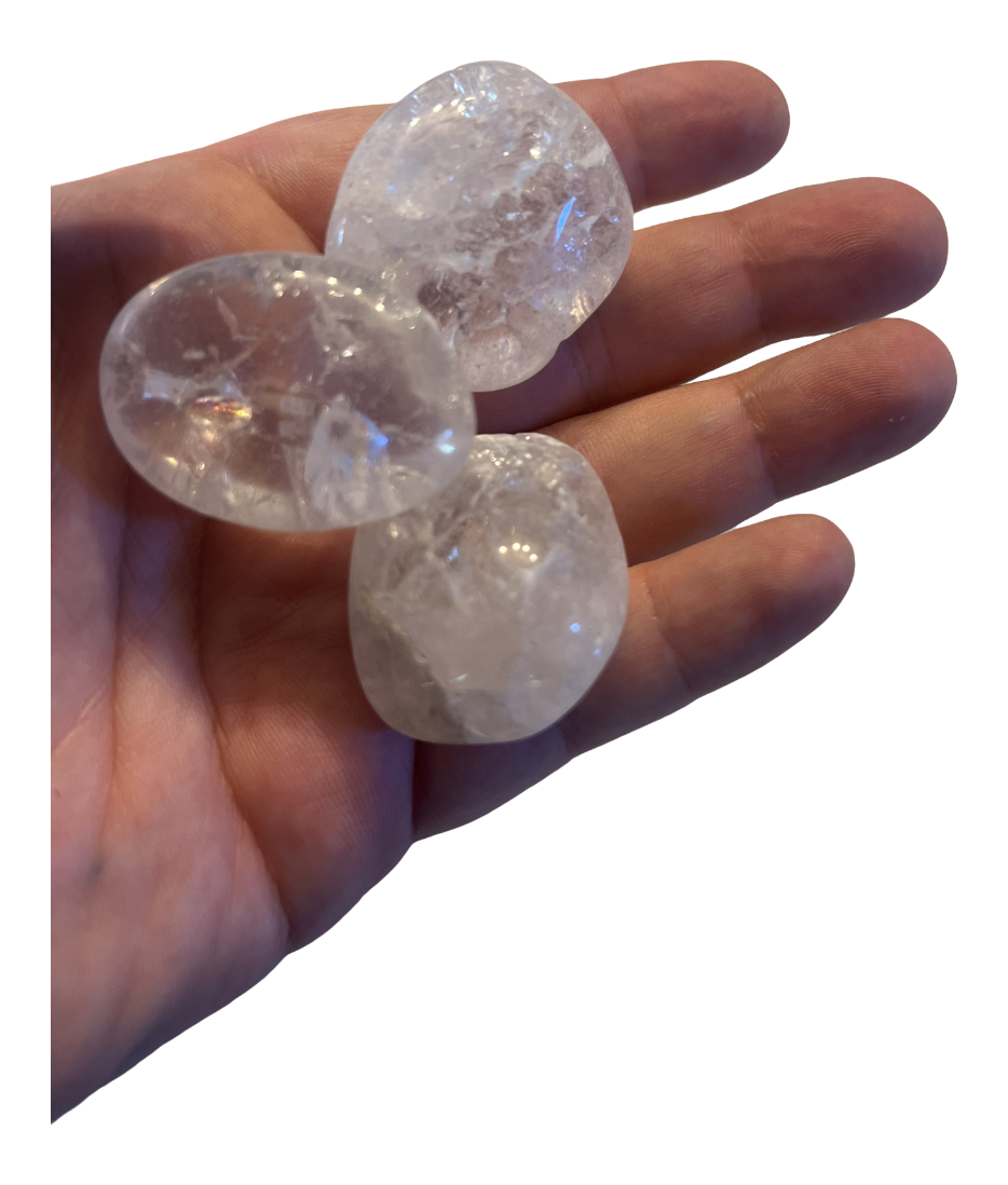 Crackled Quartz Natural Crystal (1pcs)