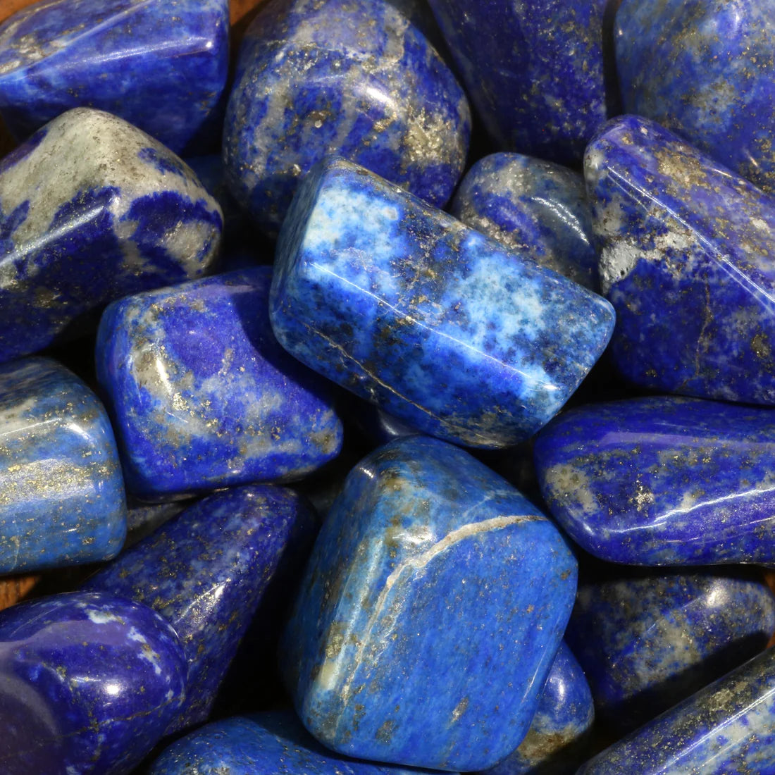 Lapis Lazuli Natural Crystal Tumbled (5pc)