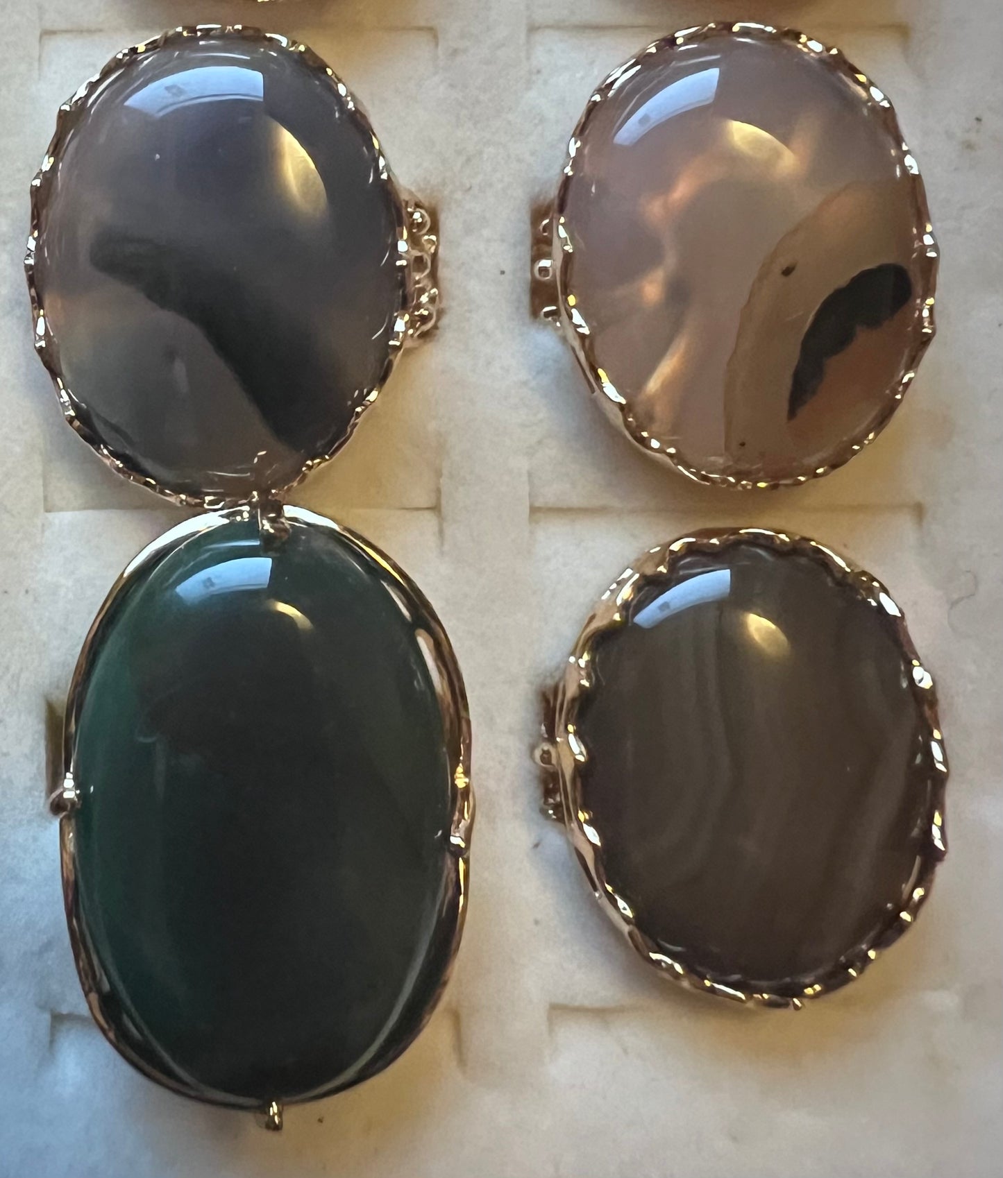 Agate Rings Fully Adjustable(1pc)