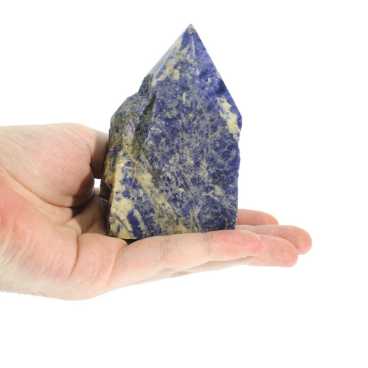 Sodalite Natural Crystal Point (1pc)