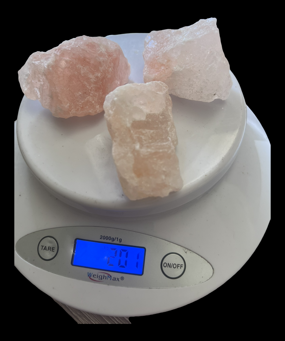 Himalayan Rough Natural Crystals (3pc)