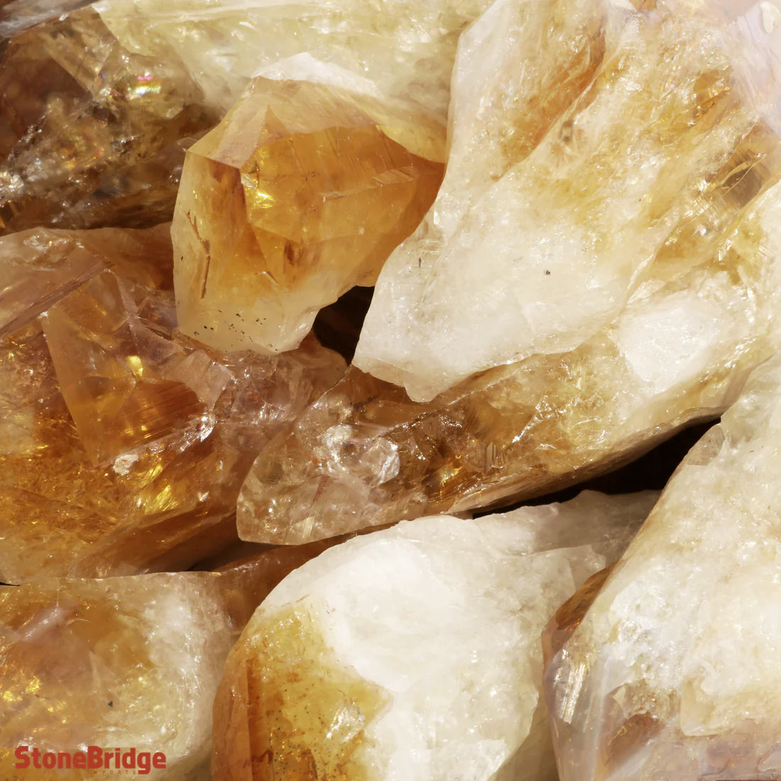 Citrine points Natural Crystal (5pc)