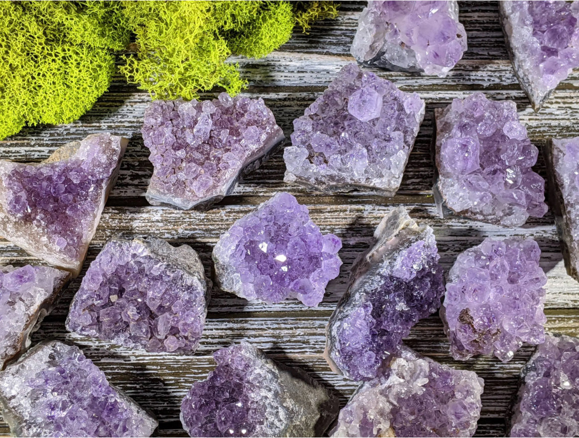 Amethyst Druzy Natural crystal(1pc)