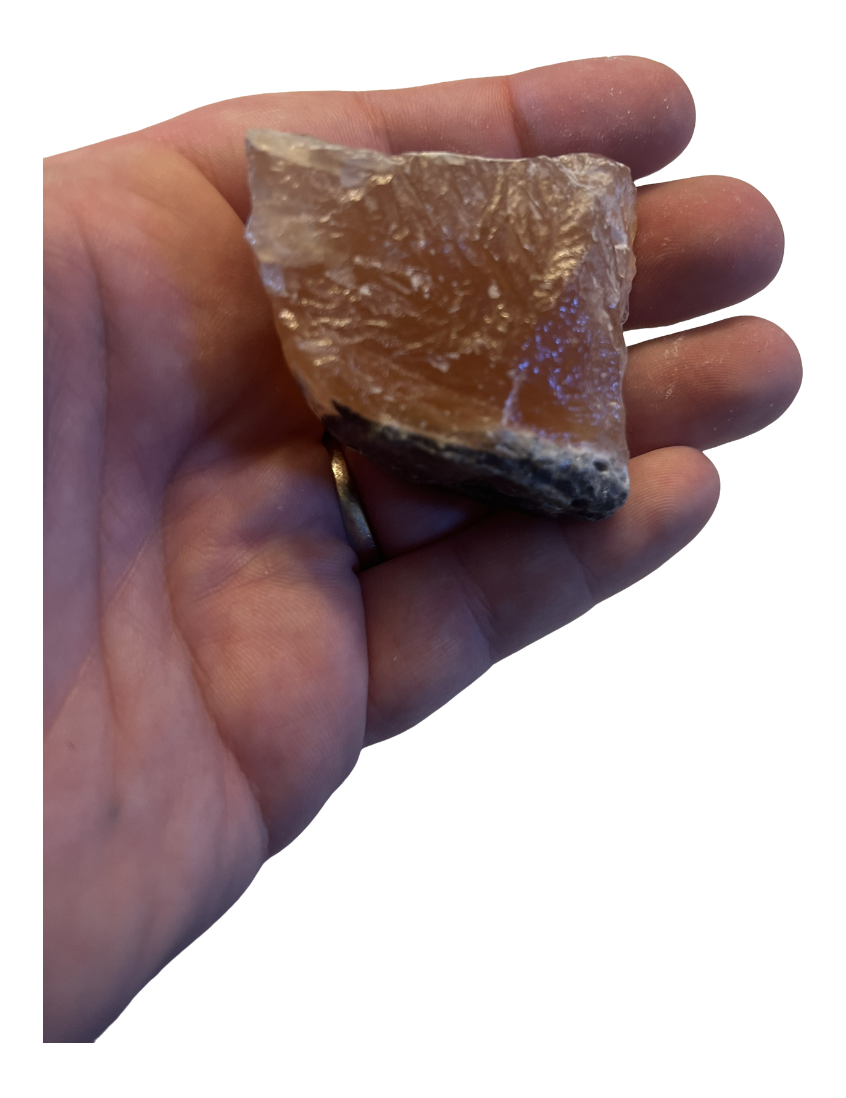 Calcite Natural Crystal (Honey)(1pc)￼