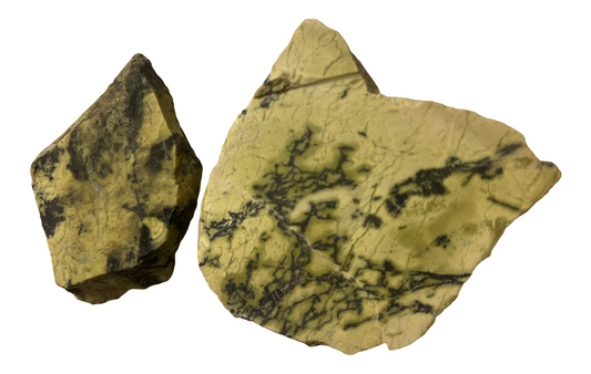 Serpentine puff rough natural crystal slab (1pc)