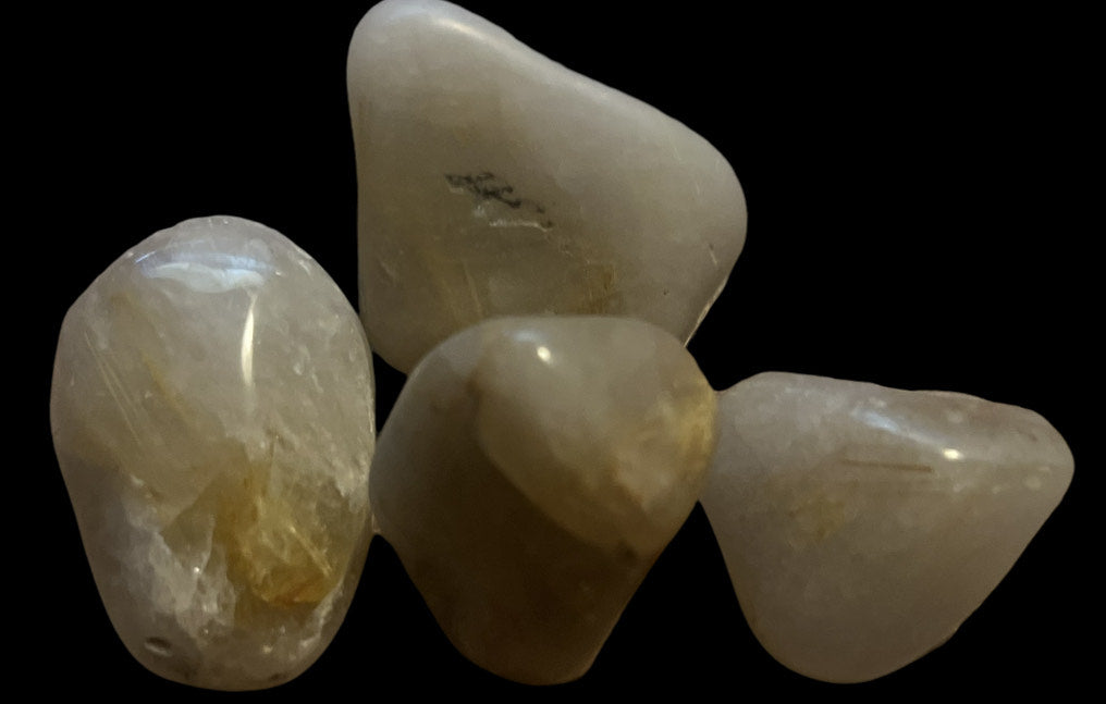 Golden Rutilated Quartz Natural Crystal (1pc)